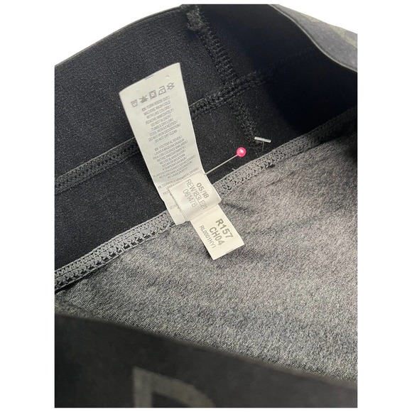 New Reebok Womens Size Small Logo Spell Out Ankle Leggings Heather Gray - Picture 13 of 13